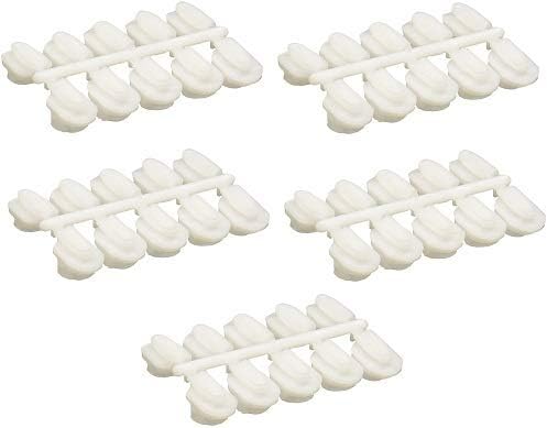 Stikkiworks Damage-Free Reusable Removable Standard Stikki Clip for Any Surface, White, Pack of 30-079044 (5.(Pack))