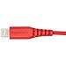 Amazon Basics MFi-Certified Lightning to USB A Cable for Apple iPhone and iPad - 4 Inches (10 Centimeters) - Red