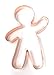 The Fussy Pup Gingerbread Boy Cookie Cutter 6 Inch Handcrafted in USA