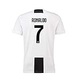 SALLARM #7 Ronaldo Juventus (Juve) Home 2018-2019 Soccer Jersey Mens White/Black