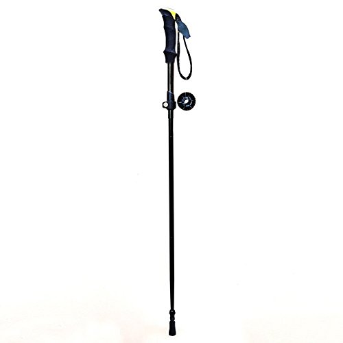 1pc Folding Collapsible Alpenstocks Ultralight Travel Hiking Climbing Backpacking Walking Trekking Pole Climbing Stick with EVA Foam Handle