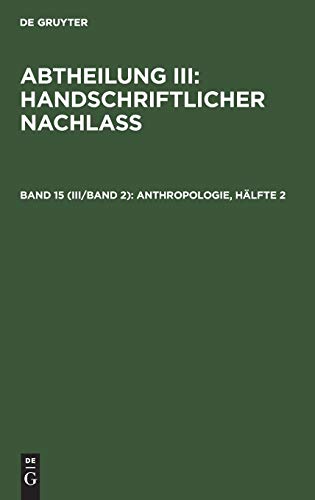 Anthropologie (German Edition)