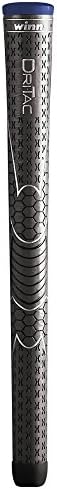 Winn Grips - Dri Tac Golf Grips - 13PC - Choose Size &amp; Color - by Tour Shop Fresno (Grey, .600" (Rnd) 49g 1/16 Midsize)