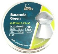 iHunter Baracuda Green Airgun Pellets .25/6.35 L737