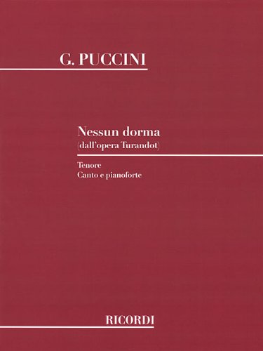 Nessun Dorma (from Turandot): Voice and Piano by 
