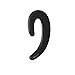 REMAX Non Ear Plug Bluetooth Wireless Headphones with Microphone,Non in Ear Small Noise Cancelling Earbuds,Ear-Hook Headset Painless Wearing Sport Earphones for iPhone and Android Smartphones (Black)