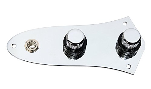 920D Fender '62 Jazz Bass Guitar Loaded Concentric Control Plate Chrome/Black