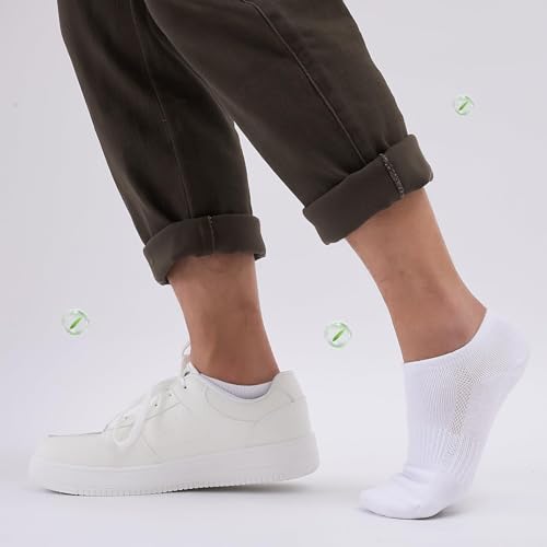 Cirorld Mens Womens Bamboo Sports Socks Breathable Running Cotton Socks 6 Pairs