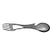 Kershaw Ration XL; Fully Fork, Fully Spoon Oversized Eating Utensil; 60% Larger Than Original Ration; Equipped With Bottle Opener and Carabiner Clip; Stainless Steel With Bead-Blasted Finish; 7.3 in.thumb 2