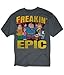 Family Guy DC Comics Spoof Super Friends Freakin' Epic Men's T-Shirt