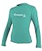 O'Neill Women's Basic Skins Upf 50+ Long Sleeve Sun Shirt, Light Aqua, X-Large