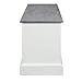 Coaster Home Furnishings - Alma - 3-Drawer Wood Storage Bench with Baskets and Traditional Style - Entryway, Mudroom & Living Room - White and Weathered Gray - 501196