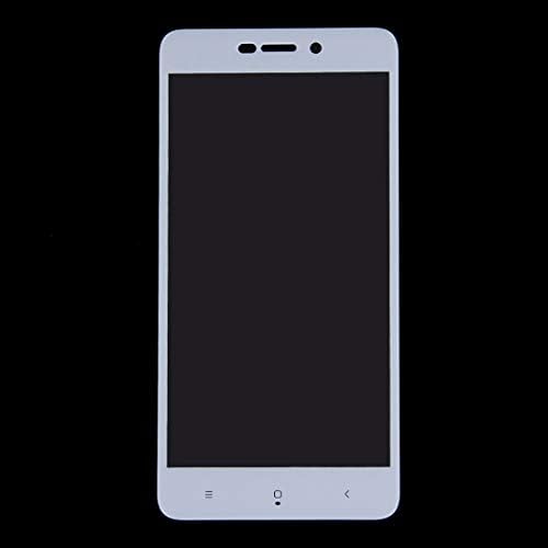 ZENGMING Tempered Glass Film Screen Protector for Xiaomi Redmi 4A 0.26mm 9H Surface Hardness Explosion-Proof Silk-Screen Tempered Glass Full Screen Film(Black) Anti-Scratch (Color : White)