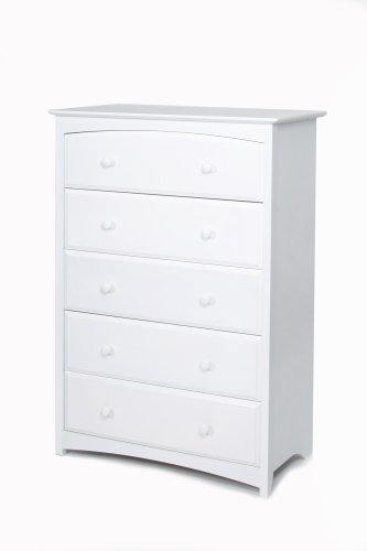 Stork Craft Beatrice 5 Drawer Chest White Discontinued By