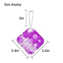 OMGJS 30 Pcs Mini Push Pop Bubble Fidget