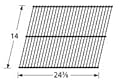 Music City Metals 40901 Chrome Steel Wire Cooking Grid Replacement for Select El Patio Gas Grill Models