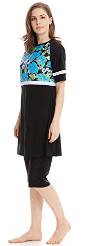 TianMai 2019 Nieuwe moslimzwemkleding met korte mouwen voor islamitische vrouwen, bescheiden zwempak strandkleding… - Image 7