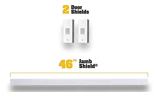 Door Armor Mini - Door Security Reinforcement Kit For Jamb, Frame, Strike Plate - DIY Home Security  - //coolthings.us