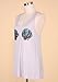 Sidecca Women's Knit Sequins Seashell Bra Mermaid Racerback Tank (Large, Lavender)
