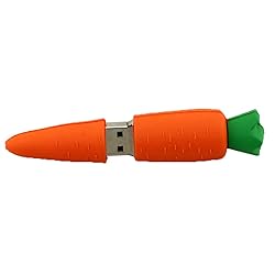 8GB Carrot Shape USB Flash Drive USB 2.0 Memory