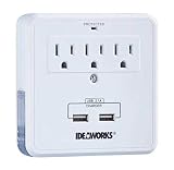 Smartphone Charging Station With Usb Outlet Multiplier - Dual Surge Protector