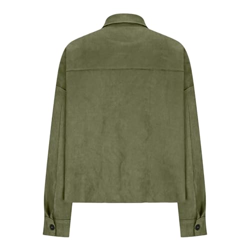 Cropped Suede Jacket Women Fall Fashion Transitional Jackets Business Professional Office Work Clothes for Women