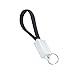 Lighting Cord + Fast iPhone Charge + Short Keychain Charger Cable + 7- Inch Portable Sync USB + Compatible with All iPhones, iPad, AirPods, iPod, Gift for Men Women, Black