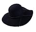 Onlineb2c Fascharmy Vintage Women Ladies Floppy Wide Brim Wool Felt Fedora Cloche Hat Cap