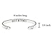LParkin Best Bitches Bracelet Friendship Bracelets Gifts For Women Gift for Friend