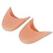 Footful 1 Pair Gel Toe Caps Pads Protector for Pointed Ballet Shoes Nude