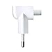 PRLANYDAR US to Europe Plug Converter Travel Charger Adapter for Apple MacBook/iPad/iPhone/iPod