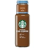 Starbucks Iced Coffee 11oz Glass Bottle - Low Calorie Coffee (Pack of 12)