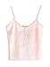 CHARLES RICHARDS Women's Retro V-Neck Velvet Strappy Basic Cami Camisole Tank Top