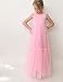 Jennifer and June Girl’s Tiered Tulle Tutu Twirling Princess Gown. Sizes 2T, 3T, 4T, 5T and 6T. (Light Pink Birthday Dress, 6T/7T)