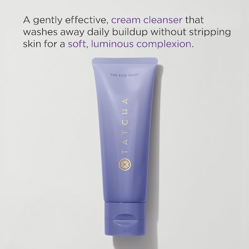 TATCHA THE RICE WASH | SOFT CREAM FACIAL CLEANSER WASHES AWAY BUILDUP WITHOUT STRIPPING SKIN FOR A SOFT, LUMINOUS COMPLEXION | 4 OZ