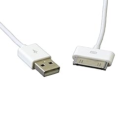 EVERMAKET 3 Feet Replacement White USB Charger Data