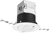 Lithonia Lighting 4JBK ADJ 30K 90CRI MW M6 Round 3000K 90 CRI 4