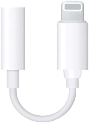 UNMCORE 3.5MM Headphone Earphone Audio Jack Converter Adapter Cable Compatible with iPhone 7 7 Plus 8 8 Plus X XR XS XS Max iPad Mini 4 iPad air Air 2 for Music Playback & Phone Calling - White