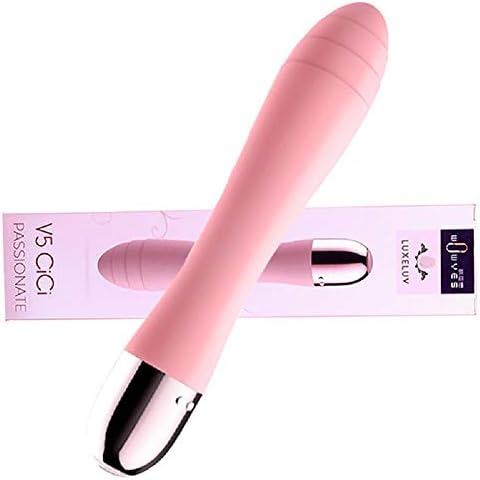 Magnetic Charging Port Mini Wand Passion V-i-brátor with 10 Strong Frequency Modes Waterproof Silicone Massage Wand - Pink