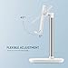 UGREEN Cell Phone Stand for Desk Adjustable Phone Holder Cradle Office Desk Accessories Weighted Base Compatible with iPhone 15 Pro/14 Plus/13/12 Pro Max/11/SE/XS/XR/Samsung Galaxy S23 White