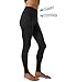 Homma High Waist Tummy Compression Control Slimming Leggings Thights (SMALL, BLACK)