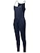 Made by Emma Women's Sleeveless Elastic Waist Adjustable Straps Long Jumpsuit