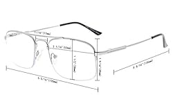Eyekepper Half-Rim 3 Levels Vision Multifocus