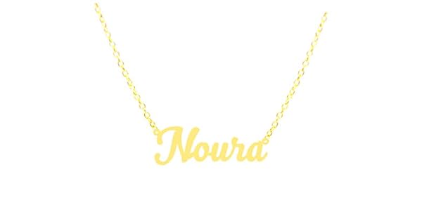 قلادة مطلية بالذهب 21 قيراط مع اسم الشجرة Amazon Ae