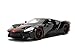 2017 Ford GT Black with Red Stripes 1/24 Diecast Model Car by Jada 99389