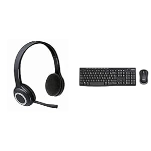 Logitech-H600-Wireless-Headset-Stereo-Headphones-with-Rotating-Noise-Cancelling-Microphone-USB-Nano-Receiver-Black-MK270-Wireless-Keyboard-and-Mouse-Combo-for-Windows-24-GHz-Wireless-Black Logitech H600 Wireless Headset, Stereo Headphones with Rotating Noise-Cancelling Microphone, USB Nano-Receiver, Foldable…