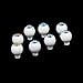 4 Pairs 4 Colors Round Acrylic Doll Eyes Eyeballs 8mm