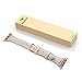 SWEES Slim Leather Band Compatible for Apple Watch 38mm 40mm 41mm 42mm Series 10, Slim Thin Elegant Top Grain Genuine Leather Strap Compatible for iWatch Series 10 9 8 7 6 5 4 3 2 1 SE Women