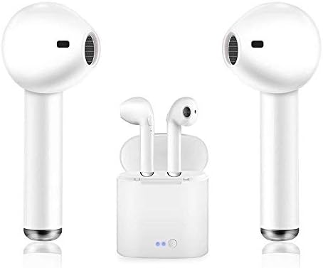 Manords Bluetooth Earbuds,Headphones Stereo in-Ear Earphones Noise Cancelling for Apple AirPods iPhone X 8 8plus 7 7plus 6S Samsung Galaxy S7 S8 iOS Android Smart Phones.