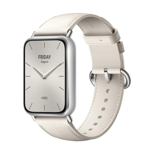 XIAOMI Smart Band 9 Pro, Sports fitness tracker, 1.74 narrow-edge quadrilateral display, 21 Days Battery Life, Upgraded sleep tracking, 150+ sports modes, 5ATM, GPS and compass, Moonlight Silver